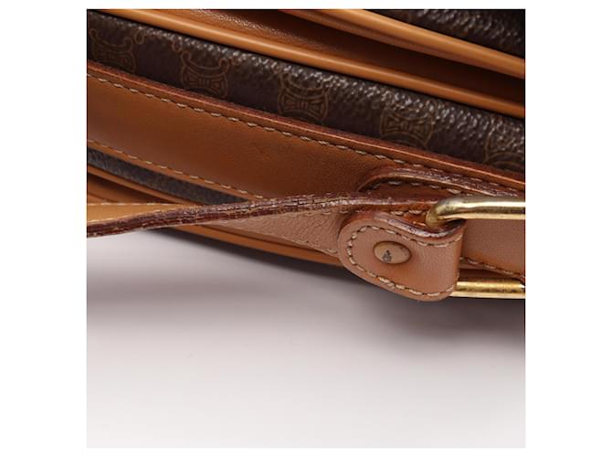 Céline Borsa a tracolla Celine Macadam Marrone - vista 7