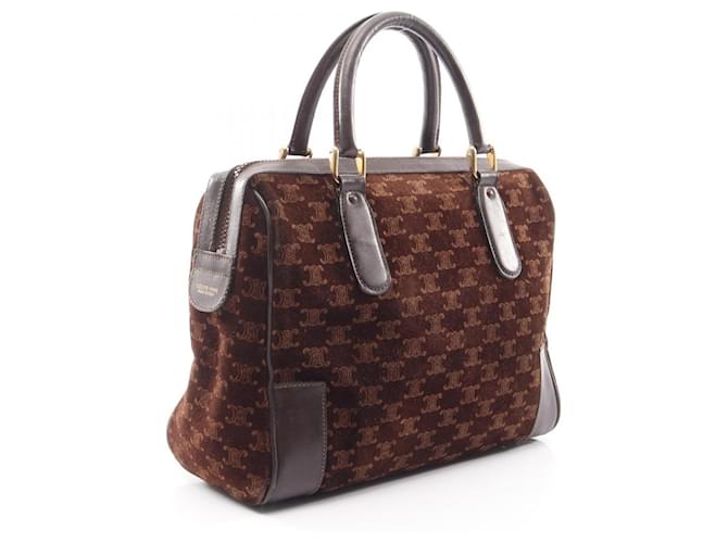 Céline Borsa Celine Macadam Marrone - vista 2