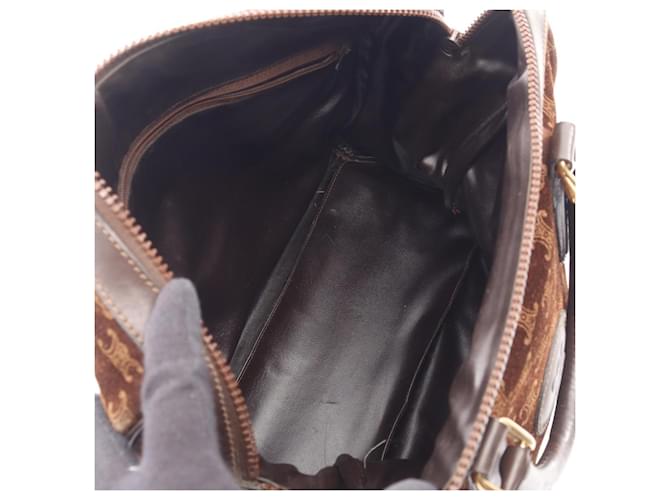 Céline Borsa Celine Macadam Marrone - vista 3