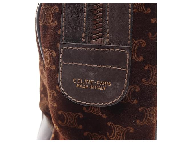 Céline Borsa Celine Macadam Marrone - vista 4