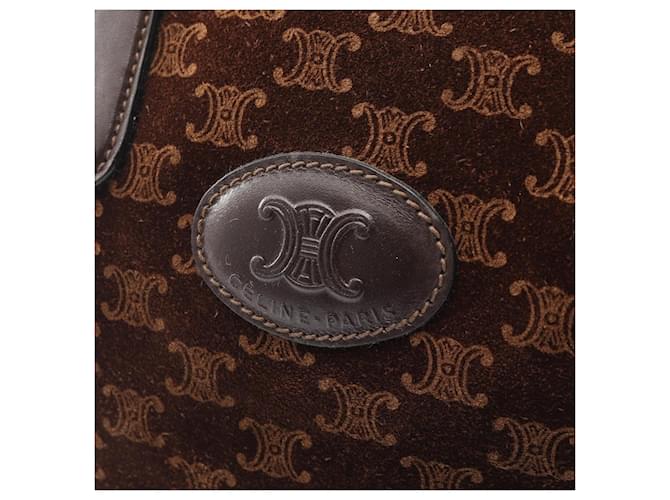 Céline Borsa Celine Macadam Marrone - vista 7