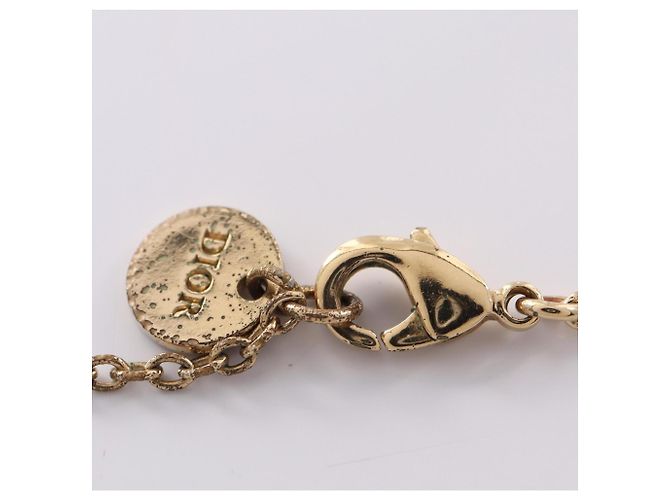 Collana Christian Dior CD Logo Claire Dilune D'oro - vista 4