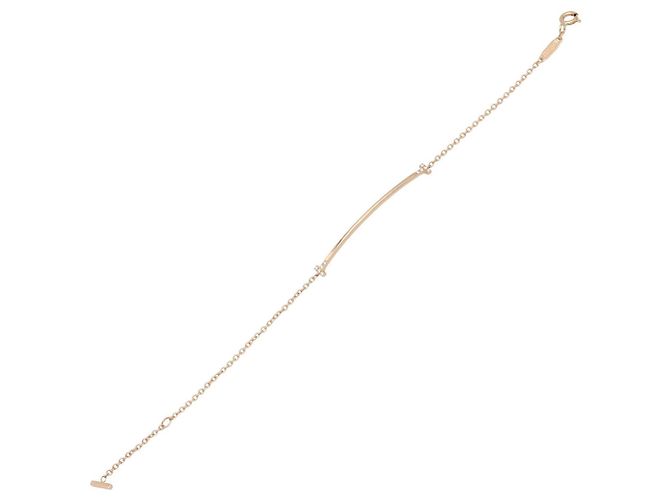Bracciale Tiffany & Co. T Smile Small Diamond D'oro - vista 3