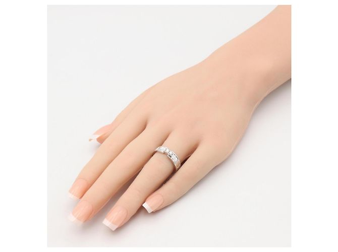 Tiffany & Co. Atlas 3PD Ring in 18K Weißgold Silber - Ansicht 7