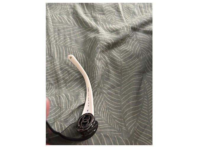 Gafas de sol Chanel Sport Negro Blanco - vista 6