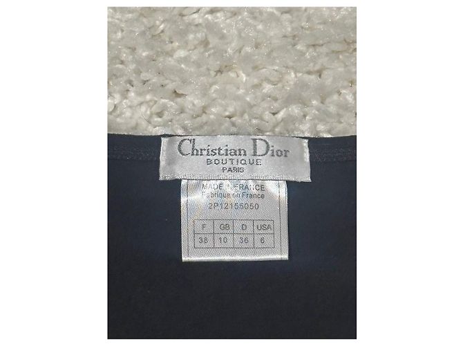 Camiseta Christian Dior de algodón negro con logo de strass - vista 3
