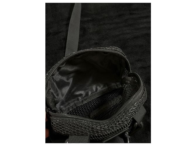 Supreme Borsa a tracolla in mesh nera Nero - vista 4