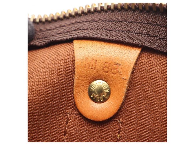 Borsa Boston Louis Vuitton Keepall 55 Monogram Marrone - vista 5