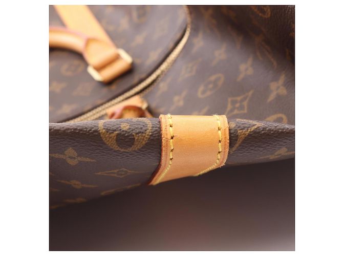 Louis Vuitton Keepall 55 Monogram Brown Boston Bag Marrone - vista 7