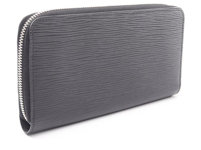 Louis Vuitton Zippy Wallet Epi Noir Nero - vista 2