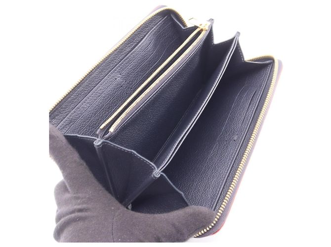 Portafoglio Zippy Louis Vuitton Rosso Blu navy - vista 3