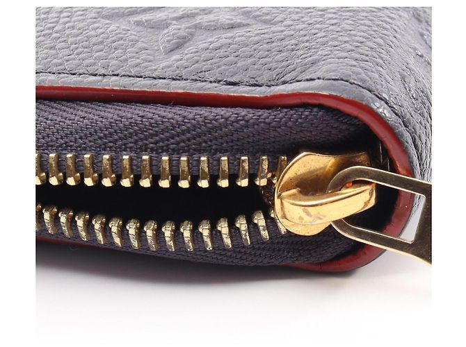 Portafoglio Zippy Louis Vuitton Rosso Blu navy - vista 9
