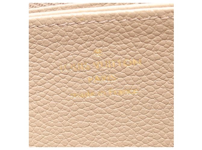 Cartera Zippy Louis Vuitton Beige Gris Crudo - vista 4