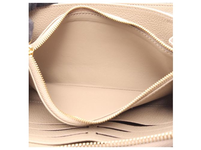 Cartera Zippy Louis Vuitton Beige Gris Crudo - vista 5