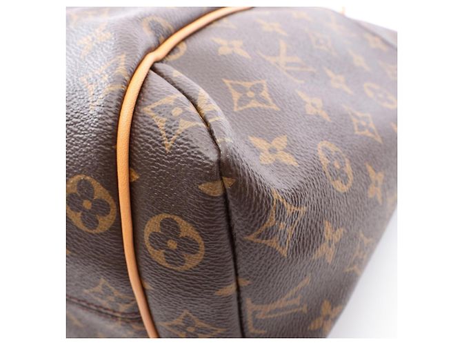 Borsa Tote Louis Vuitton Totally MM Marrone - vista 10