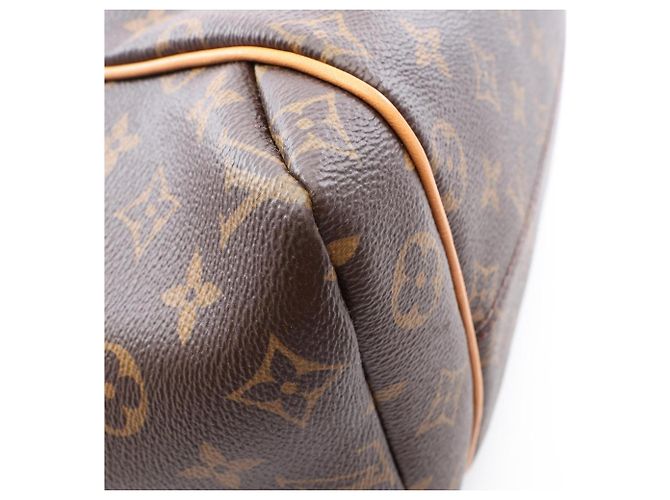 Borsa Tote Louis Vuitton Totally MM Marrone - vista 11