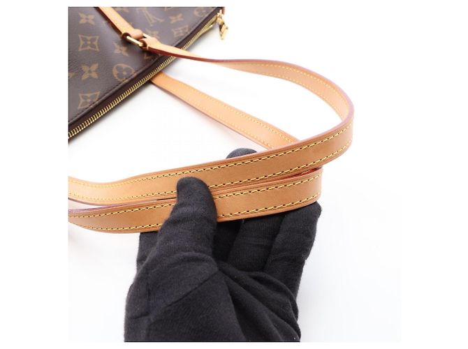 Borsa Tote Louis Vuitton Totally MM Marrone - vista 6