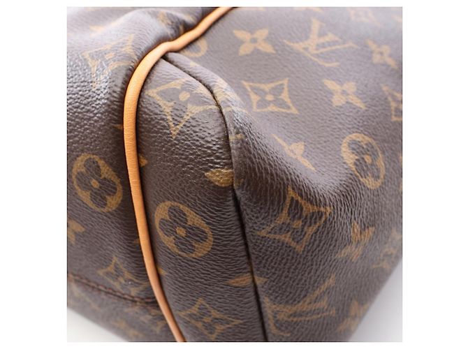Borsa Tote Louis Vuitton Totally MM Marrone - vista 9