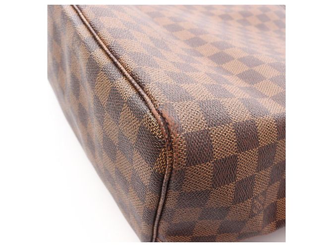 Borsa Tote Louis Vuitton Neverfull GM Damier Ebene Marrone - vista 8