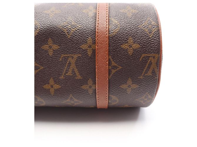 Borsa Louis Vuitton Papillon 26 Monogram Marrone - vista 10