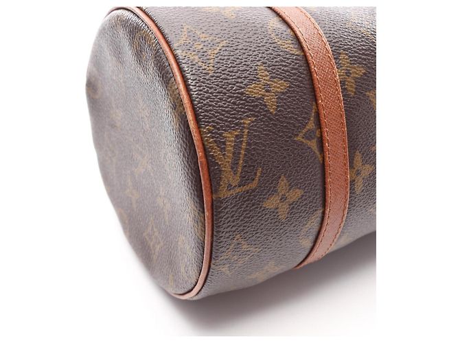 Borsa Louis Vuitton Papillon 26 Monogram Marrone - vista 11