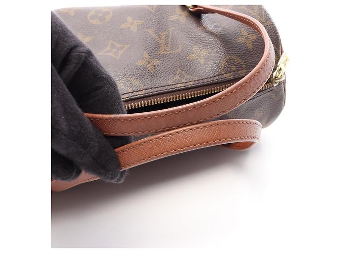 Borsa Louis Vuitton Papillon 26 Monogram Marrone - vista 12