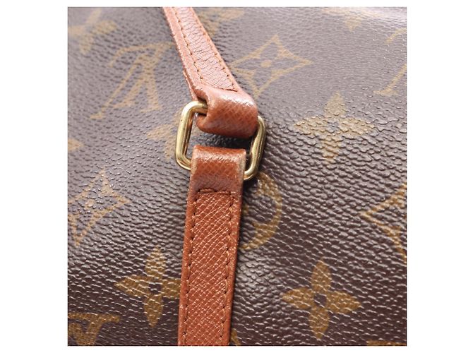 Borsa Louis Vuitton Papillon 26 Monogram Marrone - vista 8