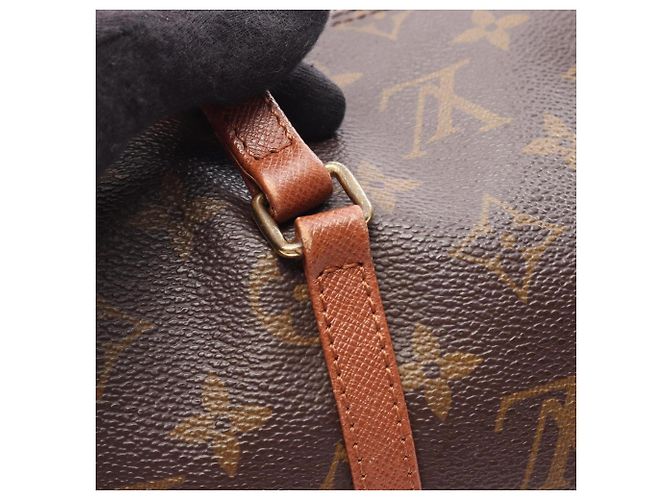 Borsa Louis Vuitton Papillon 26 Monogram Marrone - vista 9