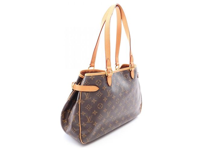 Bolso de hombro Louis Vuitton Batignolles Horizontal Monogram Castaño - vista 2