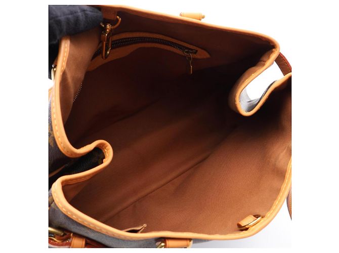 Bolso de hombro Louis Vuitton Batignolles Horizontal Monogram Castaño - vista 3