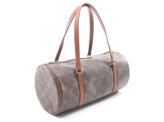 Bolso de mano Louis Vuitton Papillon 30 Monogram Castaño - vista 2