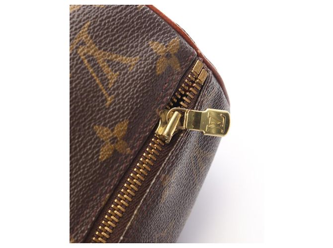 Bolso de mano Louis Vuitton Papillon 30 Monogram Castaño - vista 9