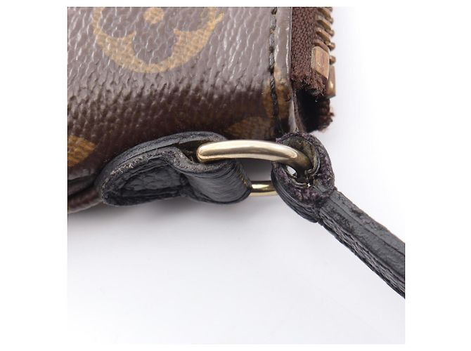 Clutch Louis Vuitton Pallas Monogram Marrone Nero - vista 11