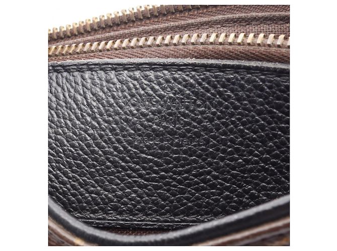 Clutch Louis Vuitton Pallas Monogram Marrone Nero - vista 4