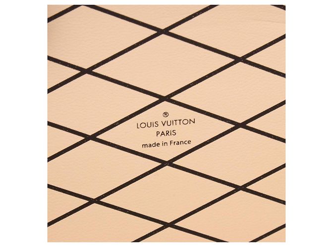 Borsa a tracolla Louis Vuitton Petite Malle Marrone Nero - vista 4