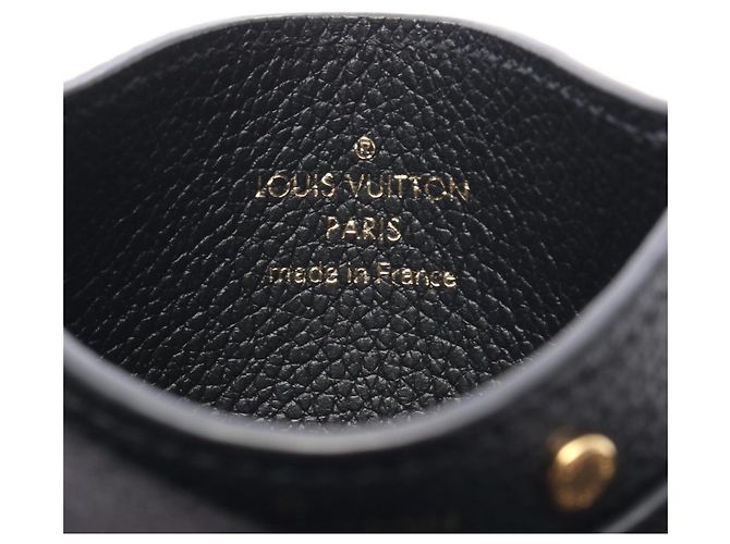 Louis Vuitton Monogram Empreinte Visitenkartenetui Schwarz Beige - Ansicht 4