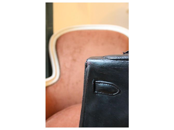 Borsa Hermès Kelly 32 in pelle nera Nero - vista 12