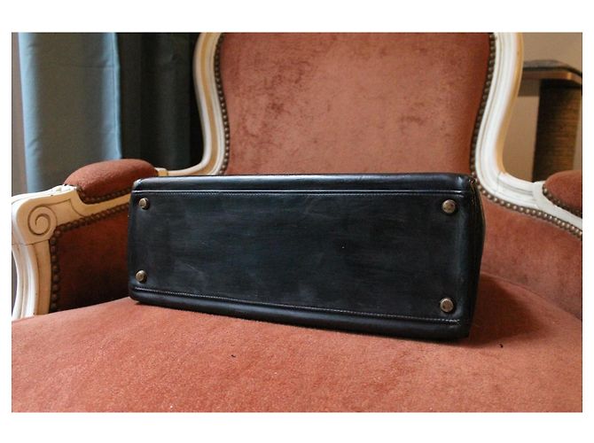 Borsa Hermès Kelly 32 in pelle nera Nero - vista 13