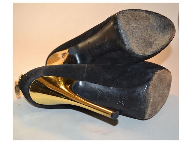 Louis Vuitton spuntate Nero - vista 7