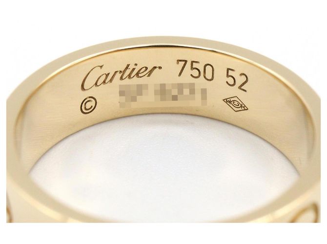 Anello Cartier Love in oro giallo 18K D'oro - vista 3