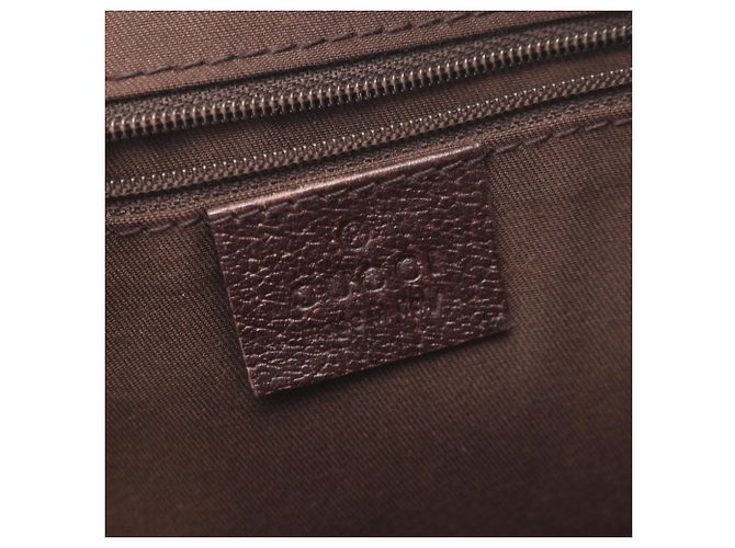 Bolso de hombro Gucci Abbey GG Canvas Castaño Beige - vista 4