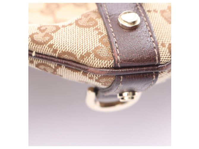 Bolso de hombro Gucci Abbey GG Canvas Castaño Beige - vista 5