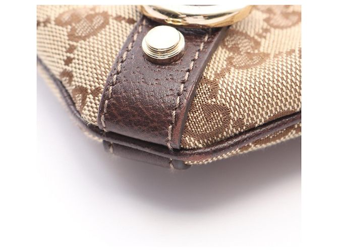 Bolso de hombro Gucci Abbey GG Canvas Castaño Beige - vista 6
