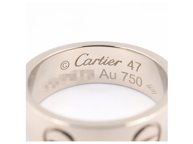 Cartier Love Ring in 18K Weißgold Silber - Ansicht 3