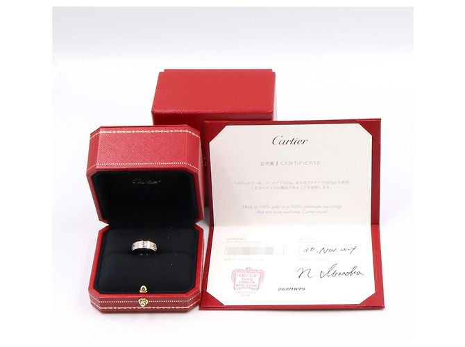 Cartier Love Ring in 18K Weißgold Silber - Ansicht 6