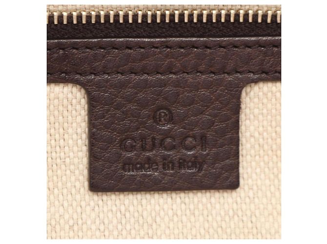 Borsa Tote Gucci GG Canvas Sherry Line Marrone Multicolore Beige - vista 4