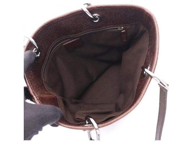Borsa Tote Gucci GG Canvas Marrone Beige - vista 3