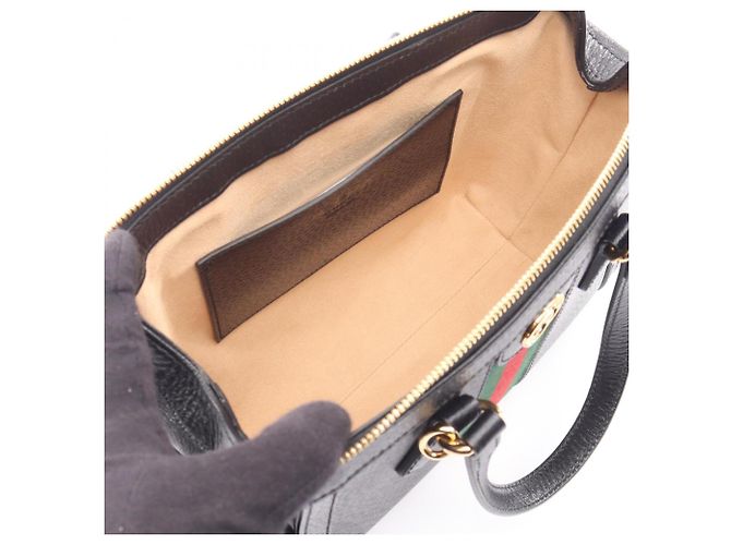 Borsa 2-Way Gucci Ophidia Nero Rosso Verde - vista 3