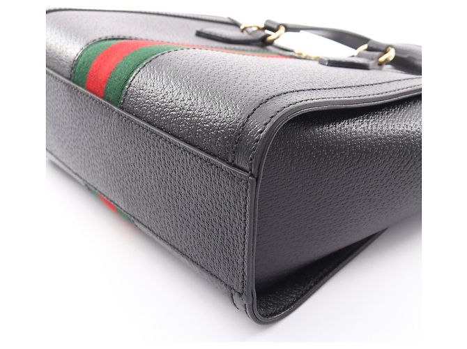 Borsa 2-Way Gucci Ophidia Nero Rosso Verde - vista 6