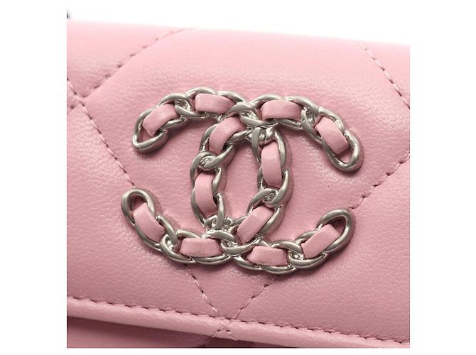 Cartera con solapa Chanel 19 Dixneuf Small Rosa - vista 10